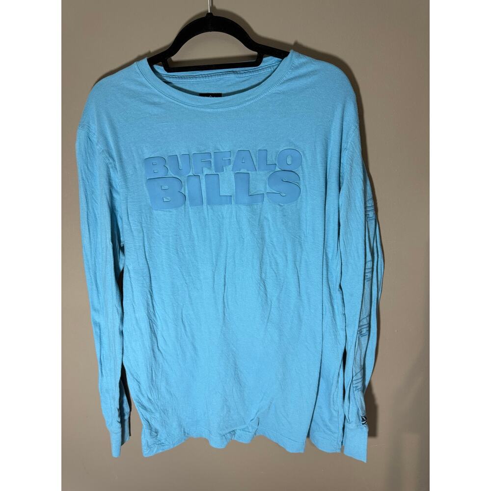 Buffalo Bills NFL New Era Light Blue Long Sleeve Crewneck T-Shirt Men's M